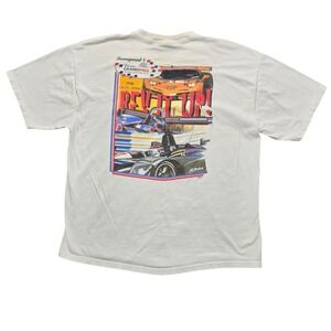 VINTAGE Cadillac Grand Prix‎ 2002 Rev It Up Graphic T-Shirt Mens XXL White